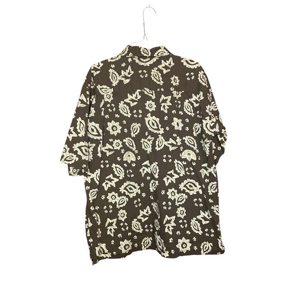 Vintage Urge Abstract Print Casual Button Up Shirt Mens Medium 90s Cotton Surf - Picture 3 of 5